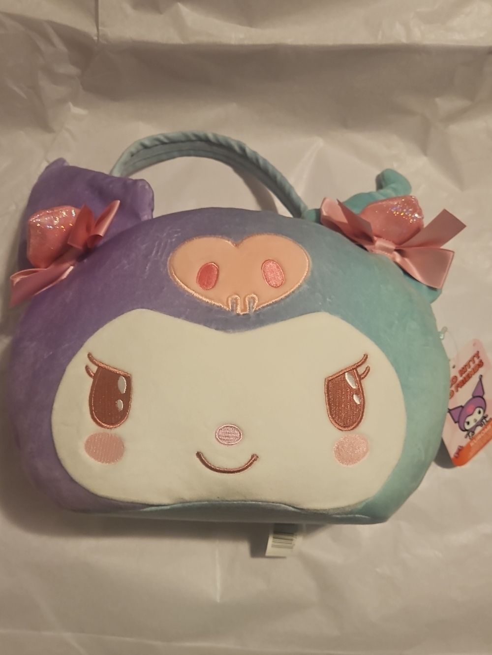 Hello Kitty & Friends- Kuromi Purple and Teal Pail Plush